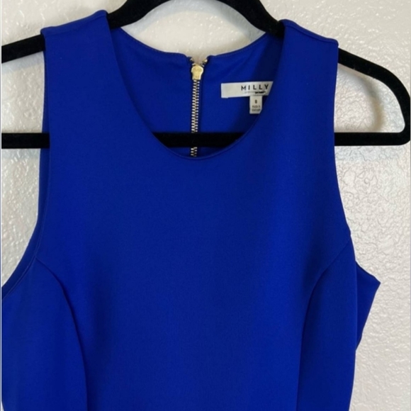 Milly Sapphire Blue Prom Dress Size 2 - Picture 5 of 5